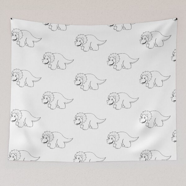 Item preview,  Color Your Own Triceratops designed and sold by GrandpaH.