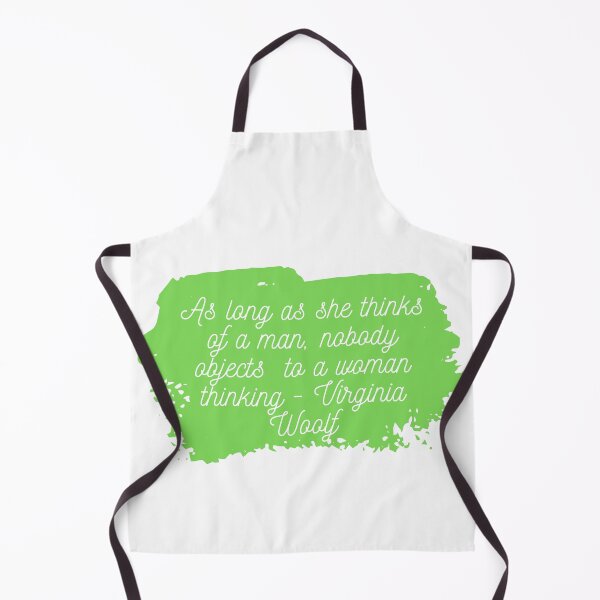 Item preview, "As Long as she thinks of a man, nobody objects to a woman thinking" | Feminist Womanhood Quotes by Virginia Woolf designed and sold by cattiktoks1718.