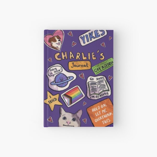 Vista previa del artículo con la obra «Diario de Charlie Heartstopper», diseñado y vendido por yellowshoni.