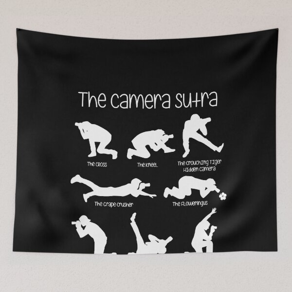 Item preview, Camera Sutra Funny Photography Poses T-Shirt designed and sold by TobyLewis1592.