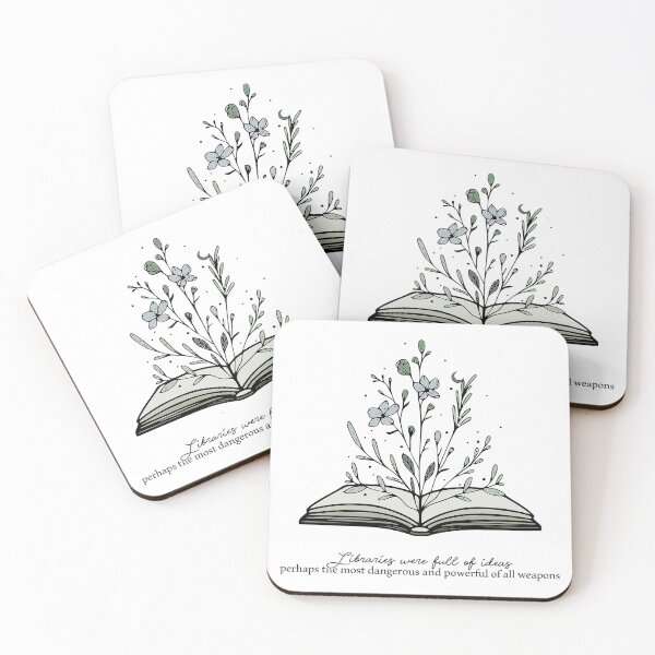 Item preview, Throne of Glass Library Quote designed and sold by GinaBirki.