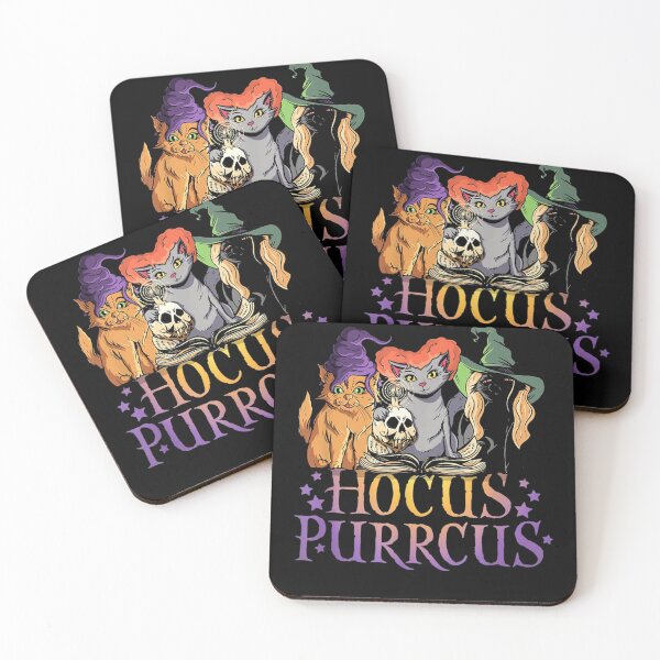 Item preview, Hocus Purrcus Halloween Bruja Gatos designed and sold by Georgia Potts.