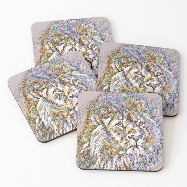 Item preview, Lion Mosaic designed and sold by DonaFada.