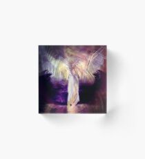 Rose Moxon and Helene Kippert - Solstice Angel Acrylic Block