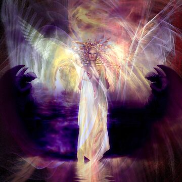 Artwork thumbnail, Rose Moxon and Helene Kippert - Solstice Angel by helene