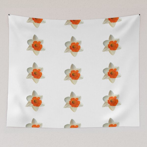 Item preview, Springtime Orange and White Daffodil designed and sold by LadyKandis.