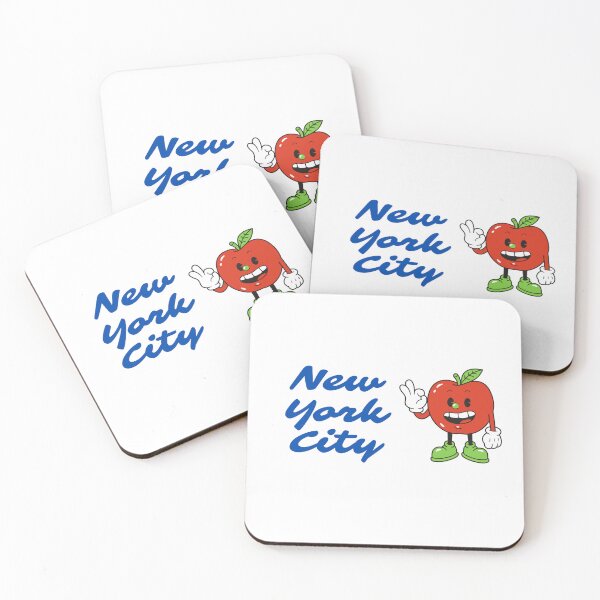 Item preview, New York Apple NYC Apple Cartoon Sticker designed and sold by explorecity.