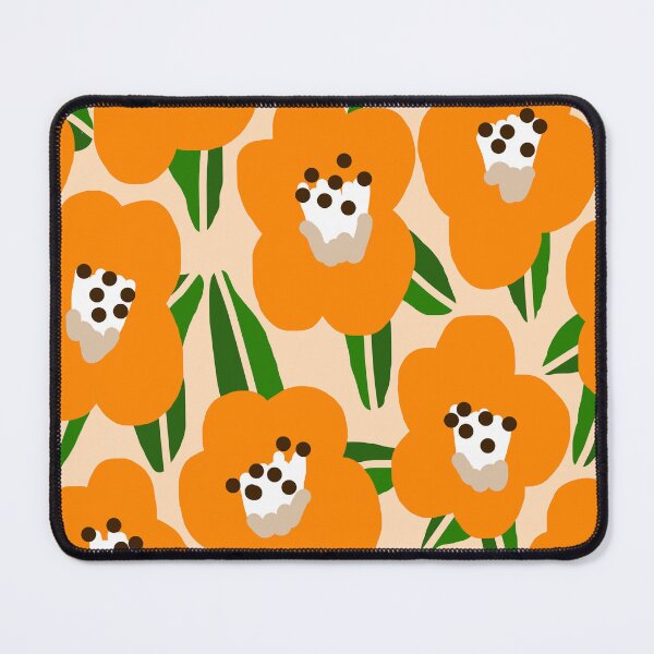 Item preview, Retro 60s Pastel Colored Floral Pattern designed and sold by Deutschic.