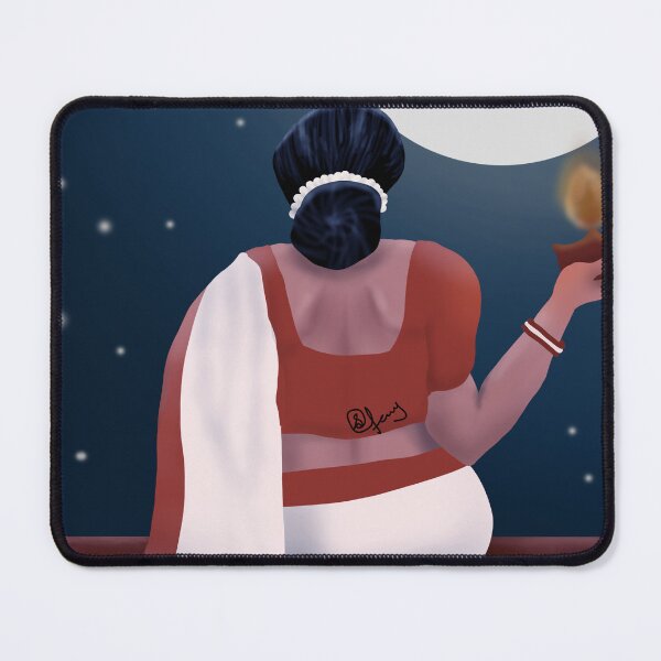 Item preview, Indian woman and the Moon designed and sold by Silpam An Art Store.