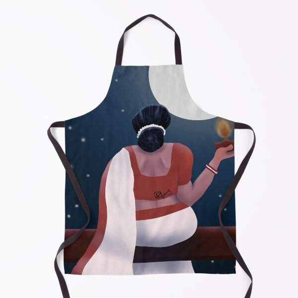 Item preview, Indian woman and the Moon designed and sold by Silpam An Art Store.