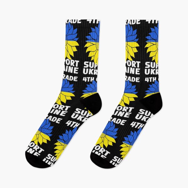 Item preview, 4th Grade Support Ukraine Ukrainian Flag Sunflower designed and sold by MagicBoutique.