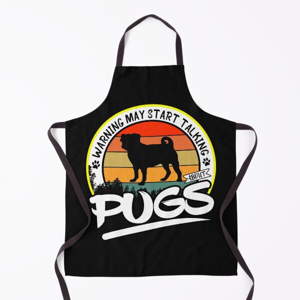 Item preview, Warning May Start Talking About Pugs designed and sold by Pugstuff.