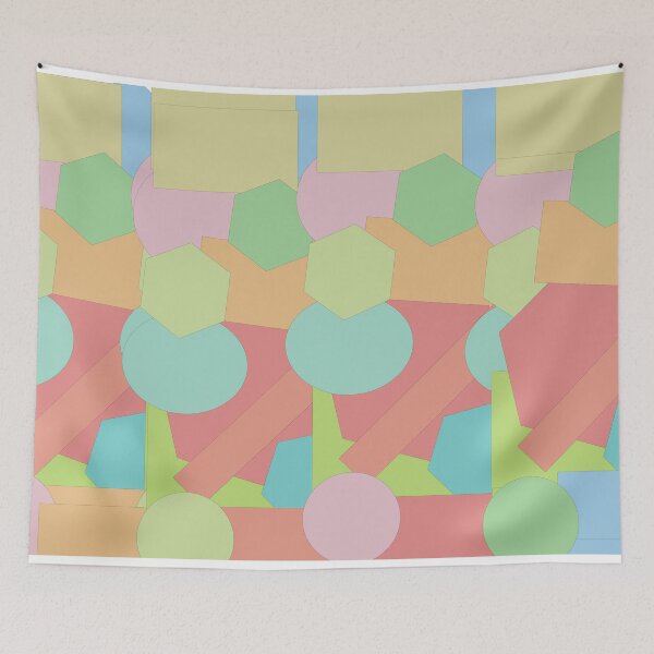Item preview, pastel shapes designed and sold by mubeepixels.