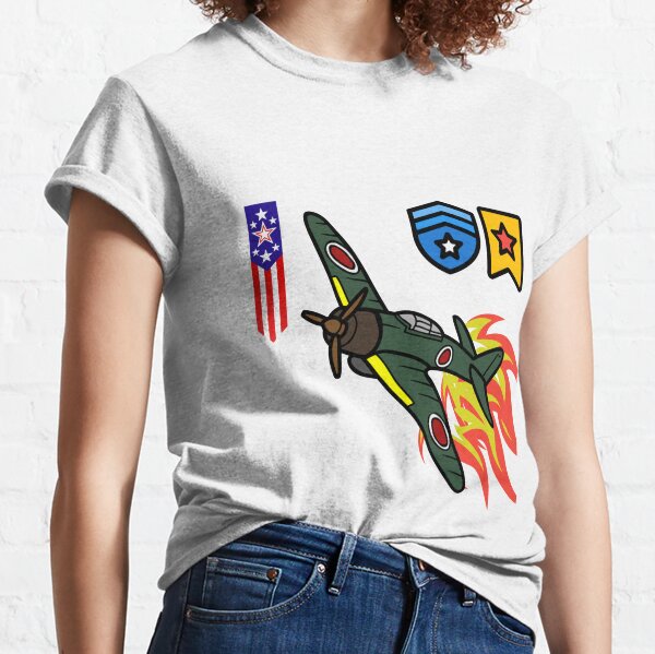 Fight From Above Fighter Pilot - Air Force T-shirt Design T-Shirt Design -  4183