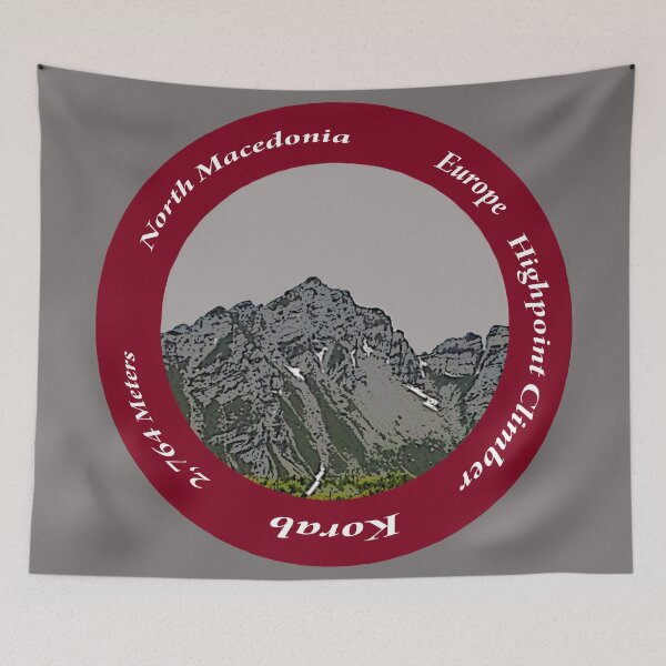 Item preview, North Macedonia Europe Highpoint Climber designed and sold by janraydesigns.