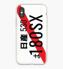 180SX Nissan Japanese Number Plate iPhone Case