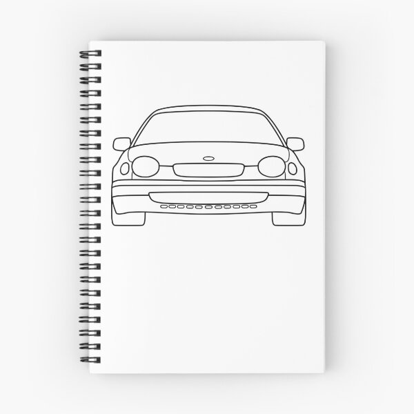 Item preview, Toyota Corolla E110 sedan liftback frog black lines best car t-shirt design designed and sold by EdimDesign.