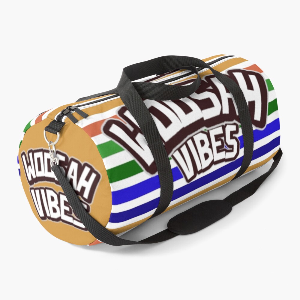 "Woosah Vibes" Duffle Bag for Sale by MoniquePrince Redbubble