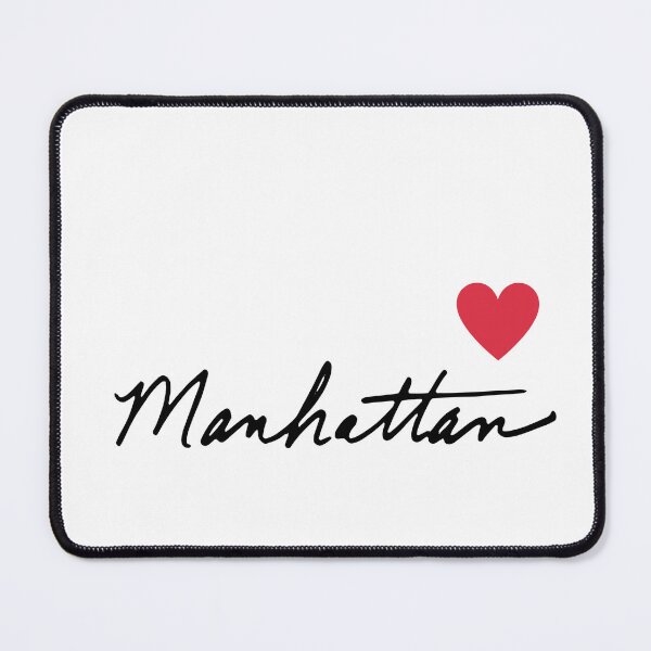 Item preview, Heart Manhattan Handwriting New York City Sticker designed and sold by explorecity.