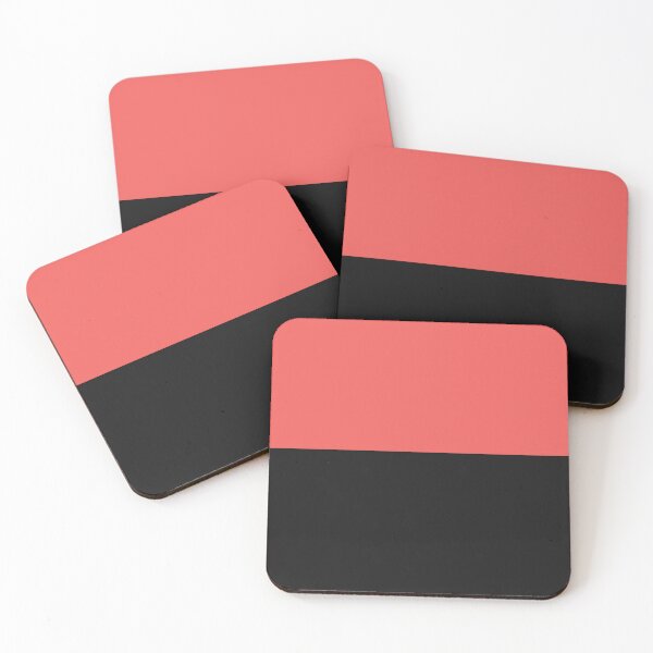 Item preview, Red Black Colour Blocks designed and sold by KGoPrintables.