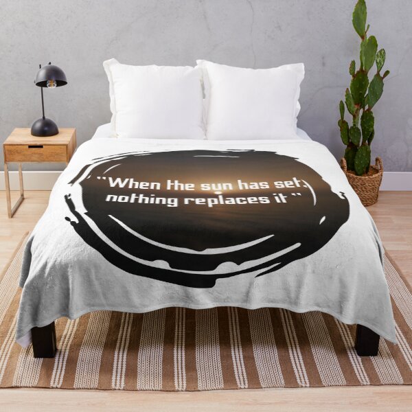 Item preview, when the sun has set nothing replaces it inspirational sunset quotes designed and sold by HBWOLFARTS.