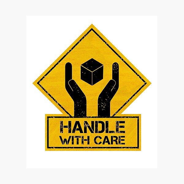 Item preview, Handle with care designed and sold by CAUTION SHOP.