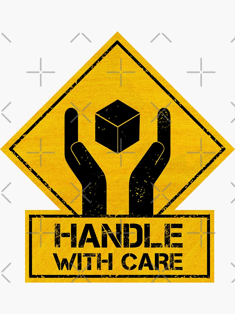 Fragile Handle With Care Sign transparent PNG - StickPNG