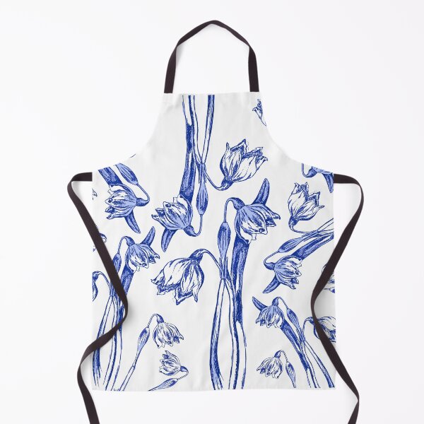 Item preview, Delft Snowdrop Print  designed and sold by London-Fields.
