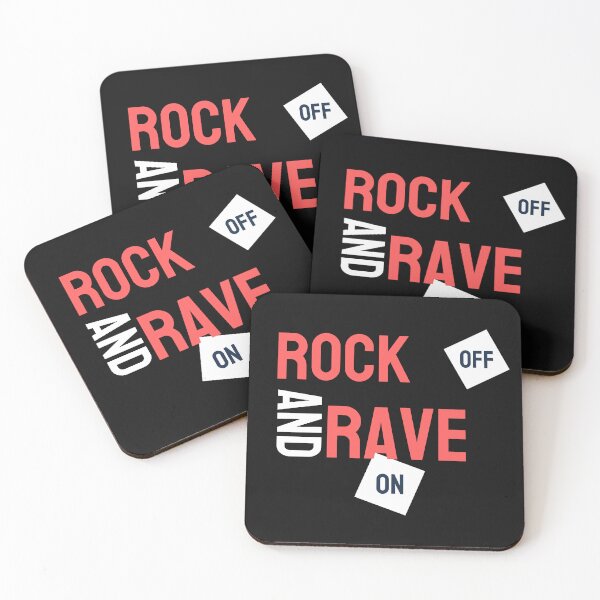 Item preview, Rock Off and Rave On,music,i love music,musician,party,sound,band,music lover,music enthusiast,let the music speak,music fan designed and sold by NAZIMNADIR.