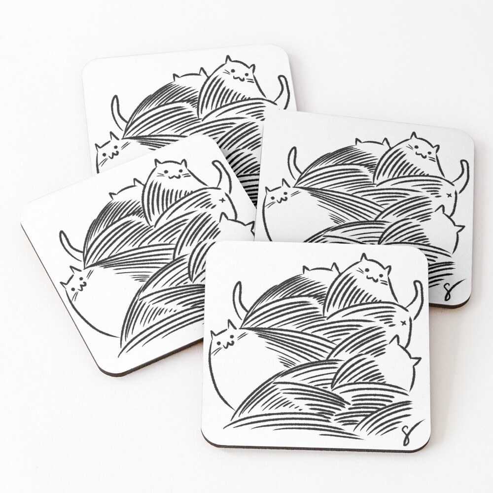 Item preview, Coasters (Set of 4) designed and sold by StudioHitsu.