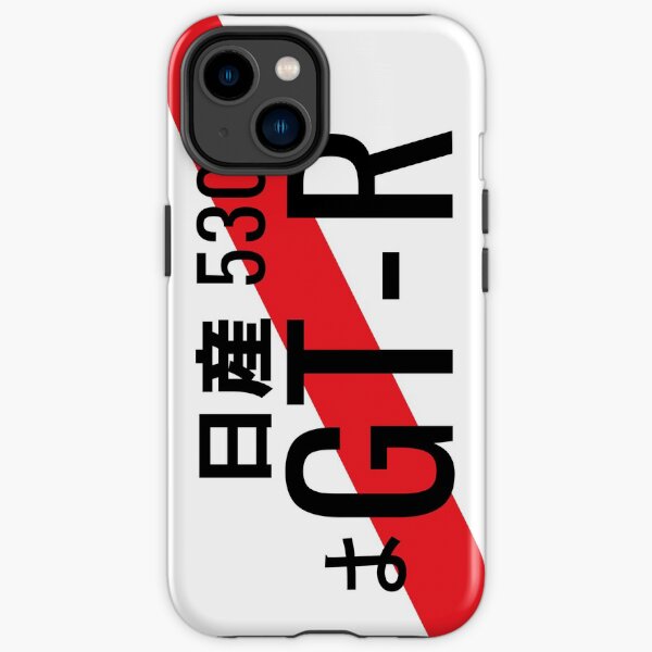 Nissan GTR Japanisches Nummernschild iPhone Robuste Hülle