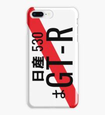 Nissan GTR Japanese Number plate iPhone 8 Plus Case