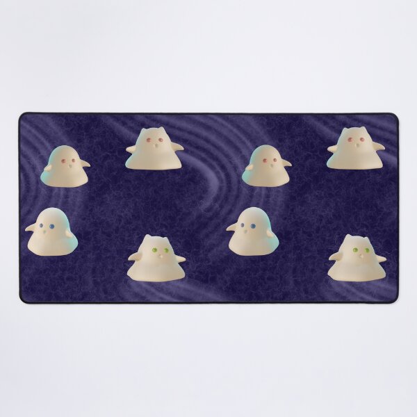 Item preview, Cute Ghosts with Colorful Eyes Purple Pattern designed and sold by With Love, InspireMari.