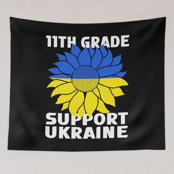 Item preview, 11th Grade Support Ukraine Ukrainian Flag Sunflower designed and sold by MagicBoutique.