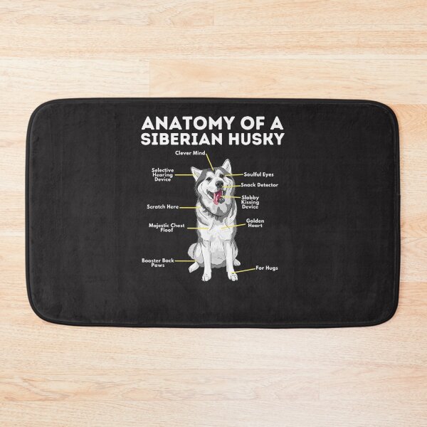 Item preview, Anatomy Of A Siberian Husky - Funny Sibe Owner Dog Lover T-Shirt designed and sold by hoktaka.