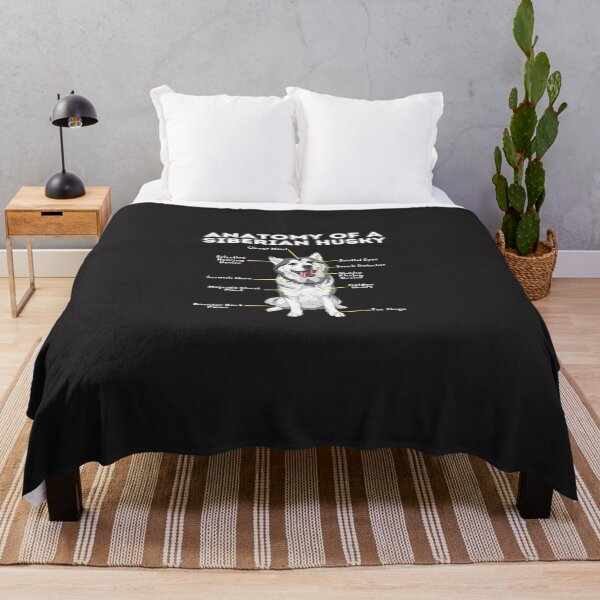 Item preview, Anatomy Of A Siberian Husky - Funny Sibe Owner Dog Lover T-Shirt designed and sold by hoktaka.