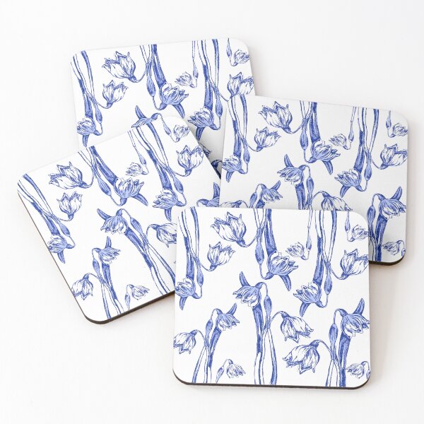 Item preview, Delft Snowdrop Pattern designed and sold by London-Fields.
