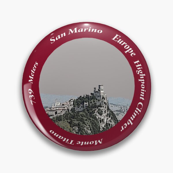 Item preview, San Marino Europe Highpoint Climber designed and sold by janraydesigns.