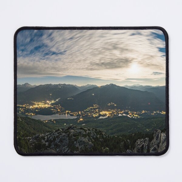 Item preview, Whistler Blackcomb Nigh Panorama from Sproatt Mountain in British Columbia, Canada designed and sold by Filip Hrkel Photography.