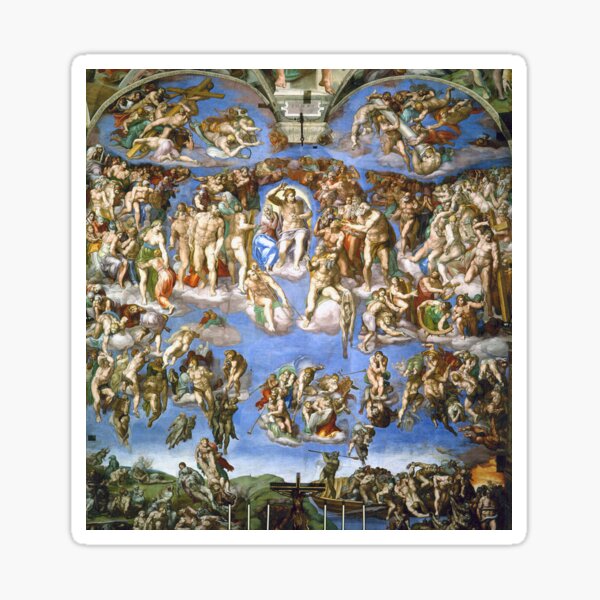 Item preview, The Last Judgement by Michelangelo designed and sold by BritishFashion.