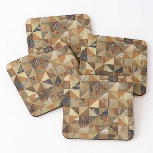 Item preview, Triangles wood pattern designed and sold by cutecrazytshirt.