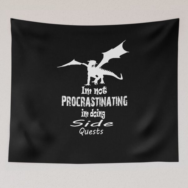 Item preview, Im Not Procrastinating im doing Side Quests Shirt, dragons Day, Funny Shirt, Valentine Shirt gift, Valentine Day Cut File, gift for Mom, dad gift, gift for birthday  designed and sold by GAIDREDA.
