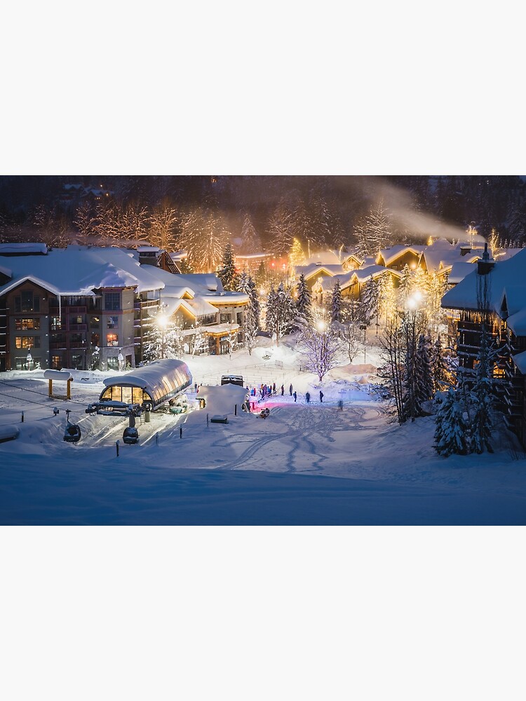 "Whistler Creekside Gondola in Creekside Village, British Columbia, Canada" Poster for