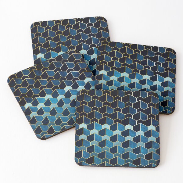 Item preview, blue sky geometric abstract  designed and sold by mark ashkenazi.