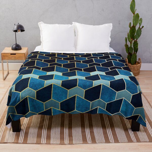 Item preview, blue sky geometric abstract  designed and sold by mark ashkenazi.