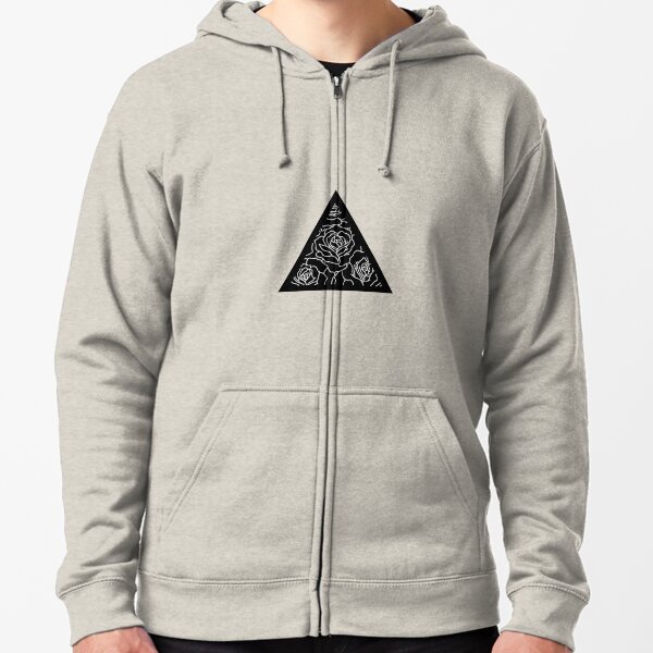 Item preview, Triangle Roses Black and White designed and sold by Katie Ryder.
