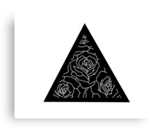 Cuadernos de espiral «Triángulo rosas blanco y negro» de Katie Ryder