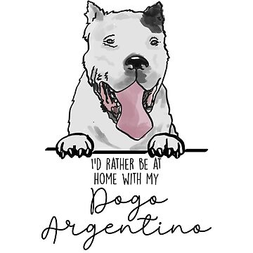 Dogo Argentino, an art print by Jonathan Wesslund - INPRNT