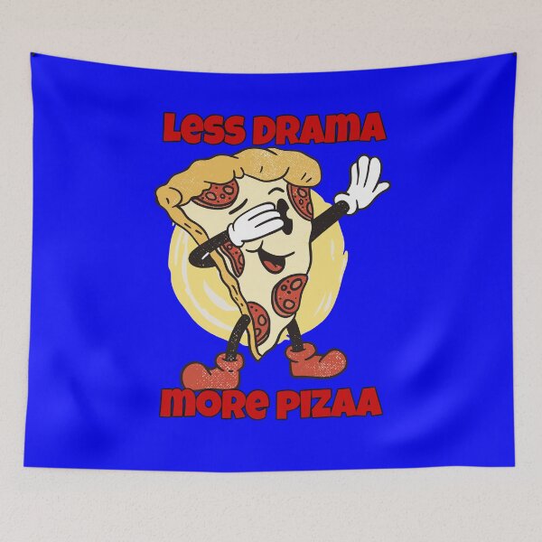 Item preview, Funny Pizza Lover Less Drama More Pizza designed and sold by fantasticdesign.