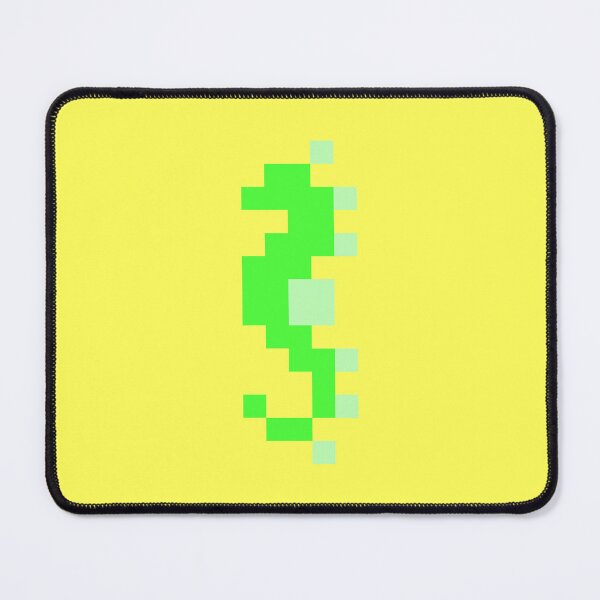 Item preview, Green Pixel Sea Horse designed and sold by rin3d .